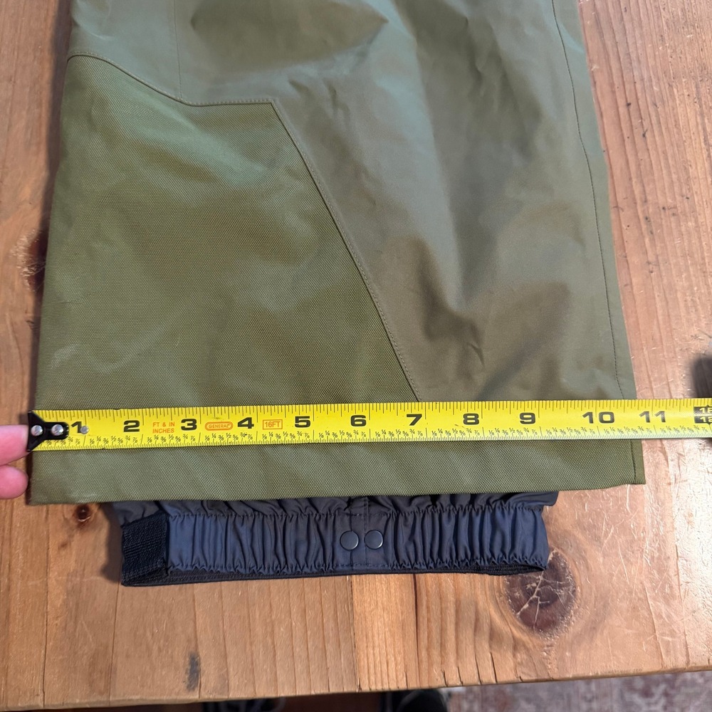 Patagonia Snowshot Ski Pants Mens Medium Olive Green Waterproof RECCO 30689 FA21 - Picture 12 of 12